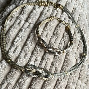 handmade and purchased in florence, italy!
choker and bracelet pair….classic!